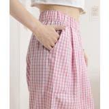 チェック柄ワイドパンツ ハイウエスト薄手 | SUNSHINE CLOSET | 詳細画像26 