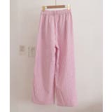 チェック柄ワイドパンツ ハイウエスト薄手 | SUNSHINE CLOSET | 詳細画像31 