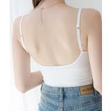 カップ付きキャミソール Uバックオープン | SUNSHINE CLOSET | 詳細画像4 