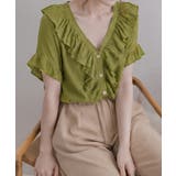 レディース 大人可愛いスキッパーシャツゆったり リネン風ブラウスナチュラル | SUNSHINE CLOSET | 詳細画像12