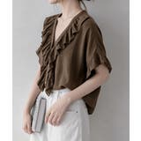 レディース 大人可愛いスキッパーシャツゆったり リネン風ブラウスナチュラル | SUNSHINE CLOSET | 詳細画像14