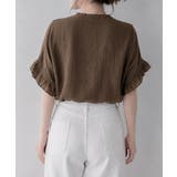 レディース 大人可愛いスキッパーシャツゆったり リネン風ブラウスナチュラル | SUNSHINE CLOSET | 詳細画像16