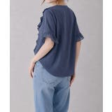 レディース 大人可愛いスキッパーシャツゆったり リネン風ブラウスナチュラル | SUNSHINE CLOSET | 詳細画像3