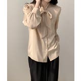 とろみブラウス オフィスカジュアル 通勤服体型カバー | SUNSHINE CLOSET | 詳細画像12 