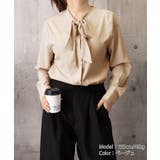 とろみブラウス オフィスカジュアル 通勤服体型カバー | SUNSHINE CLOSET | 詳細画像20 