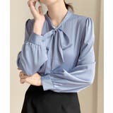 とろみブラウス オフィスカジュアル 通勤服体型カバー | SUNSHINE CLOSET | 詳細画像6 