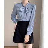 とろみブラウス オフィスカジュアル 通勤服体型カバー | SUNSHINE CLOSET | 詳細画像8 