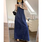 サロペットスカート韓国風デニムジャンスカ | SUNSHINE CLOSET | 詳細画像9 