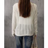 レディース カラーボタンパンチングニットカーデ 大人可愛いサマーニット羽織りきれ… | SUNSHINE CLOSET | 詳細画像17 