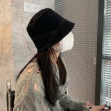 ステッチバケットハット レディース韓国風 | SUNSHINE CLOSET | 詳細画像5