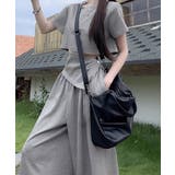 半袖トップス ハイウエストイージーパンツ ヒップカバ付きー2点セットアップ | SUNSHINE CLOSET | 詳細画像14 