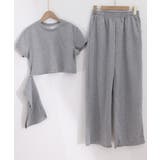 半袖トップス ハイウエストイージーパンツ ヒップカバ付きー2点セットアップ | SUNSHINE CLOSET | 詳細画像25 