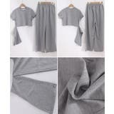 半袖トップス ハイウエストイージーパンツ ヒップカバ付きー2点セットアップ | SUNSHINE CLOSET | 詳細画像33