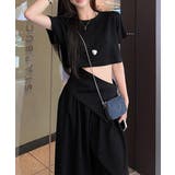 半袖トップス ハイウエストイージーパンツ ヒップカバ付きー2点セットアップ | SUNSHINE CLOSET | 詳細画像7 