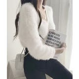 モヘア調ニット Vネックシャギートップス | SUNSHINE CLOSET | 詳細画像12 