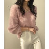 モヘア調ニット Vネックシャギートップス | SUNSHINE CLOSET | 詳細画像19 