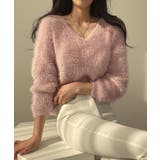 モヘア調ニット Vネックシャギートップス | SUNSHINE CLOSET | 詳細画像20 
