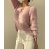 モヘア調ニット Vネックシャギートップス | SUNSHINE CLOSET | 詳細画像21 