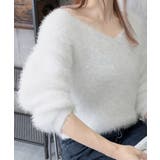 モヘア調ニット Vネックシャギートップス | SUNSHINE CLOSET | 詳細画像23 