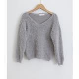 モヘア調ニット Vネックシャギートップス | SUNSHINE CLOSET | 詳細画像27 