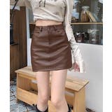 PUレザーミニスカートハイウエスト韓国風 | SUNSHINE CLOSET | 詳細画像2 