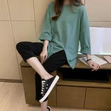 チュニックtシャツ レディース スリットT | ANGELCLOSET | 詳細画像9