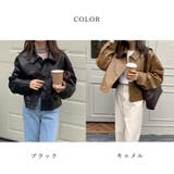 ライダースジャケット PUレザーブルゾン | SUNSHINE CLOSET | 詳細画像2 