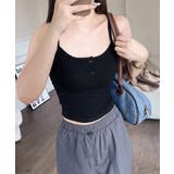 カップ付きキャミソール ブラトップ重ね着 | SUNSHINE CLOSET | 詳細画像2
