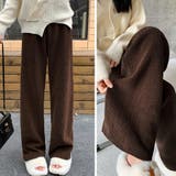 ワイドパンツ レディース韓国ニットパンツ | SUNSHINE CLOSET | 詳細画像11 