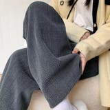 ワイドパンツ レディース韓国ニットパンツ | SUNSHINE CLOSET | 詳細画像16 