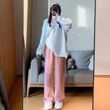 ワイドパンツ レディース韓国ニットパンツ | SUNSHINE CLOSET | 詳細画像18 