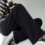 ワイドパンツ レディース韓国ニットパンツ | SUNSHINE CLOSET | 詳細画像7 