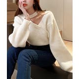 ショート丈 ニットトップスレディース秋冬 | SUNSHINE CLOSET | 詳細画像2