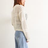 透かし編みニットトップス レディース長袖 | SUNSHINE CLOSET | 詳細画像12