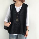 ニットベスト レディース ニットジレ秋冬 | SUNSHINE CLOSET | 詳細画像3