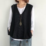 ニットベスト レディース ニットジレ秋冬 | SUNSHINE CLOSET | 詳細画像4