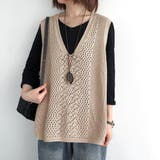 ニットベスト レディース ニットジレ秋冬 | SUNSHINE CLOSET | 詳細画像5