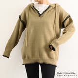フード付きニットパーカー韓国ファッション | SUNSHINE CLOSET | 詳細画像12 