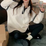 フード付きニットパーカー韓国ファッション | SUNSHINE CLOSET | 詳細画像7 