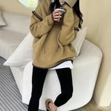 フード付きニットパーカー韓国ファッション | SUNSHINE CLOSET | 詳細画像9 