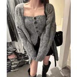 ニットアンサンブルベアトップニットカーデ | SUNSHINE CLOSET | 詳細画像1