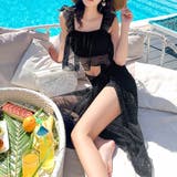 水着レディース 体型カバー水着3点セット | SUNSHINE CLOSET | 詳細画像6