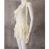 ワンショルダーフリル水着お腹カバー 温泉 リボンスイムウェア | SUNSHINE CLOSET | 詳細画像12 