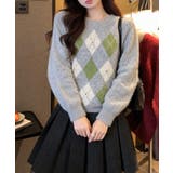 花モチーフ トラッド ニットトップス | SUNSHINE CLOSET | 詳細画像13