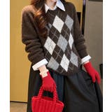花モチーフ トラッド ニットトップス | SUNSHINE CLOSET | 詳細画像3