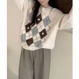 花モチーフ トラッド ニットトップス | SUNSHINE CLOSET | 詳細画像5