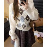 花モチーフ トラッド ニットトップス | SUNSHINE CLOSET | 詳細画像9