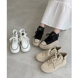 ハイカットスニーカー レディース 厚底靴 | ANGELCLOSET | 詳細画像15