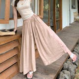 とろみパンツ レディース 綿麻スカンツ夏 | ANGELCLOSET | 詳細画像13