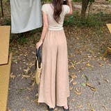 とろみパンツ レディース 綿麻スカンツ夏 | ANGELCLOSET | 詳細画像14